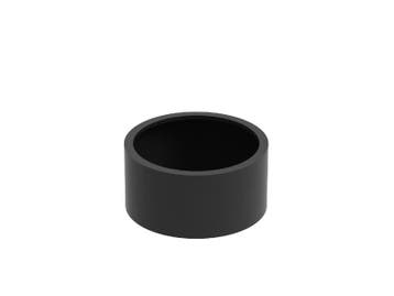 Aluminium plantenbak Ø80x40cm - Met bodem, Rond, Nieuw, Metaal, 60 tot 100 cm