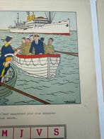 Hergé - Calendrier Scout 1940 (2 mois avec illustrations de, Nieuw