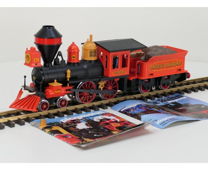 Playmobil 4054 Western stoomlocomotief “Pacific Railroad, Hobby en Vrije tijd, Modeltreinen | Overige schalen, Locomotief, Gebruikt