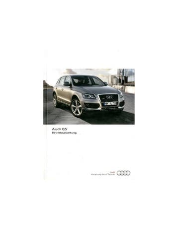 2010 AUDI Q5 INSTRUCTIEBOEKJE DUITS