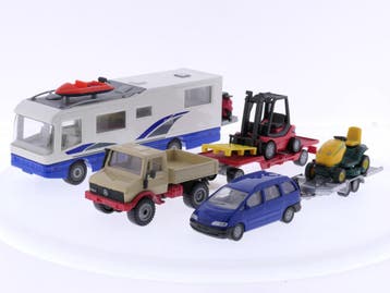 Schaal 1:55 Siku 2522, 2540 en 3129 set van 3 verschillen..., Ophalen of Verzenden, Gebruikt