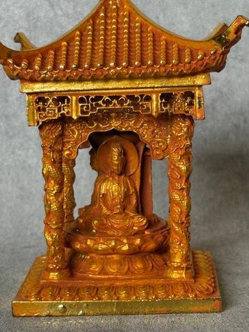 Boeddhistisch altaar / pagode - Bronze - Chine (Sans prix de
