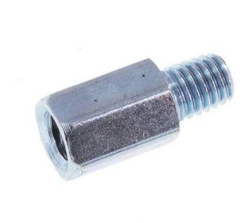 Rallonge de graisseur M6x1 mâle/femelle 16mm [2 pièces]., Verzenden