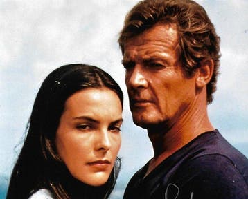 Roger Moore and Carole Bouquet - Autographed Photo James, Nieuw