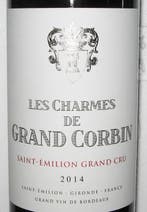 2014 Les Charmes de Grand Corbin, 2nd wine Chäteau Grand