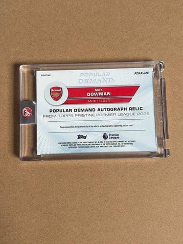 2025/26 Topps Pristine Max Dowman Carte dédicacée, Carte, Verzamelen, Nieuw