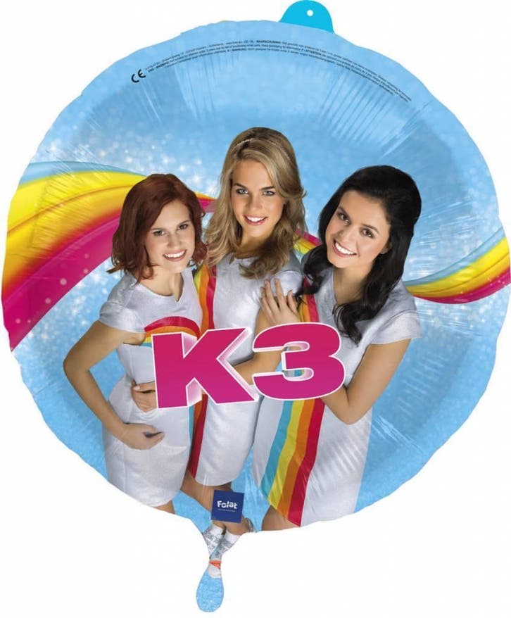 K3 Helium Ballon 43cm leeg, Hobby & Loisirs créatifs, Articles de fête, Envoi