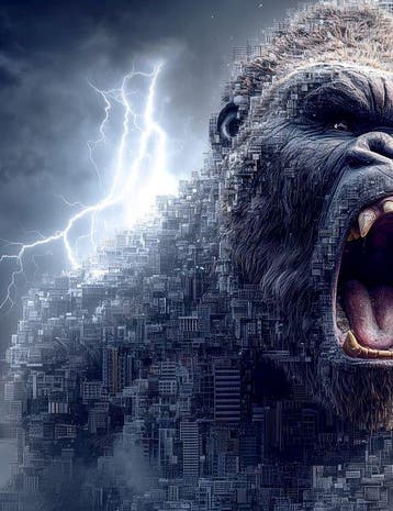 David Law - Dark Icons - King Kong II, Antiek en Kunst