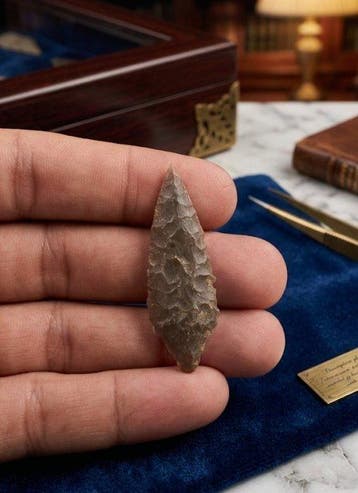 Musteriense Silex Arrowhead (Sans prix de réserve)