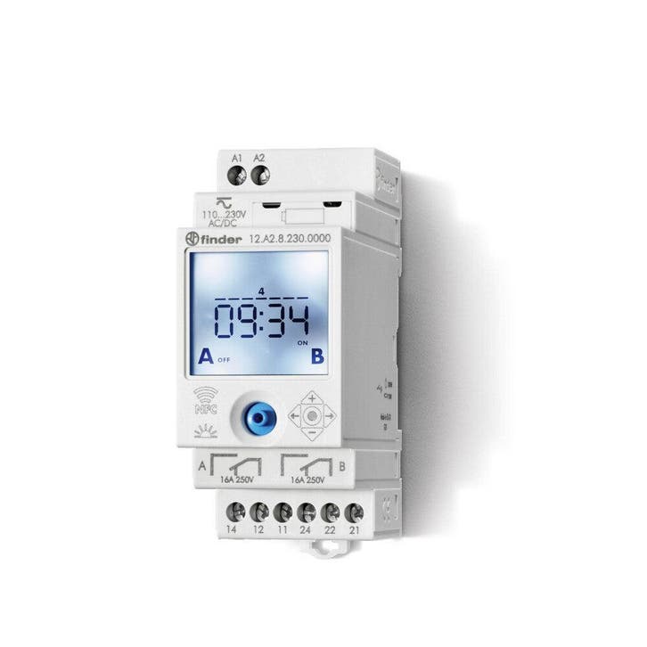 Finder Interrupteur Horaire Astronomique 2CO 16A 230V -, Doe-het-zelf en Bouw, Elektriciteit en Kabels, Verzenden