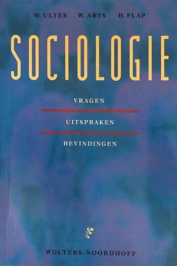 SOCIOLOGIE VRAGEN UITSPRAKEN DR 2 9789001872823 ULTEE, Verzenden, ULTEE
