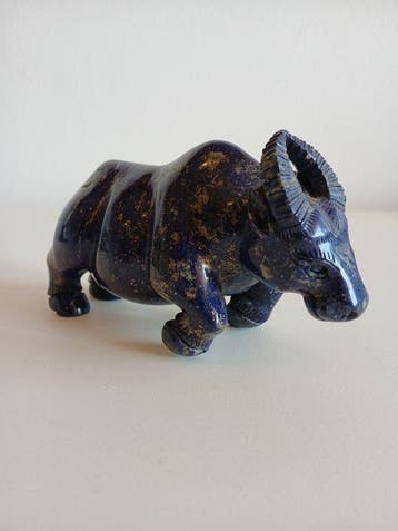 Figuur - Búfalo-dÁgua Lápis-Lazúli Natural - Lapis Lazuli -