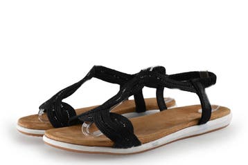 Sub55 Sandalen in maat 42 Zwart, Kleding | Dames, Schoenen, Verzenden, Zwart, Sandalen of Muiltjes, Sub55