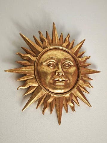 Wanddecoratie - Europa - Muurmedaillon Gouden Zon