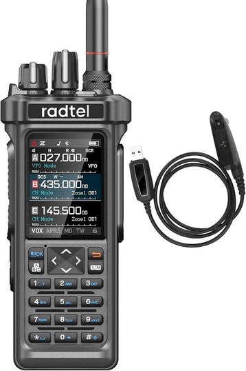 Radtel Amateurradio 10W | Tweede kansje | Sla je slag, Telecommunicatie, Gebruikt, Verzenden, 5 tot 15 km, Portofoon of Walkie-talkie