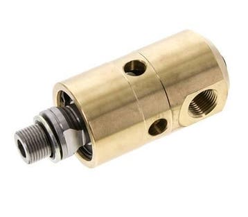 Joint rotatif G3/8 femelle x G3/8 mâle gauche Laiton, Verzenden, Nieuw