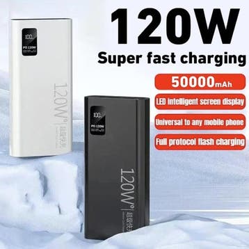 Mijia 50.000mAh Powerbank met 5 Oplaadpoorten - LED Display, Verzenden