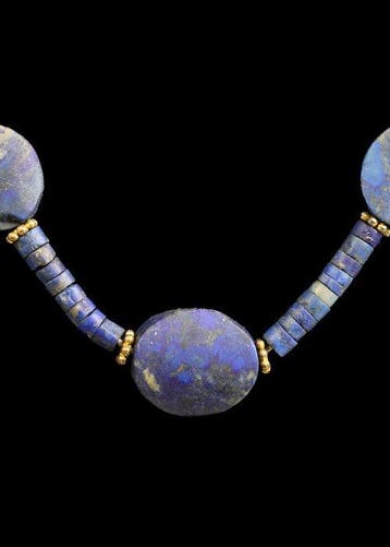 West-Aziatisch lapis lazuli Kralenketting (Zonder