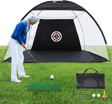 Golfoefennet 3m voor tuin - Tweede kansje - OP = OP, Sport en Fitness, Golf, Verzenden, Gebruikt, Overige typen, Overige merken