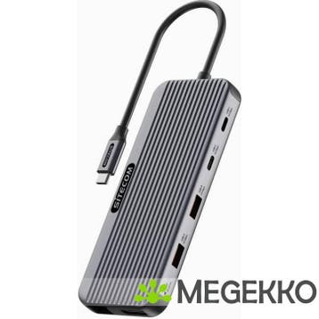 Sitecom 8 in 1 USB-C Power Delivery Multiport Adapter Pro 1x, Verzenden