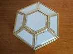 Plafonnier - Laiton, Verre, Plaqué or, Nieuw