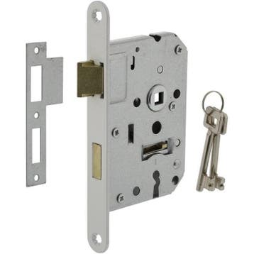 Woningbouw klavier dag- en nachtslot wit 55mm - voor binn..., Ophalen of Verzenden, Nieuw, Overige materialen, Slot