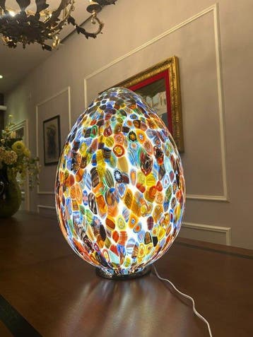 Murano - Lampe de table - Verre de Murano - Lampe de table,, Antiek en Kunst