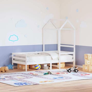 vidaXL Kinderbedhuisje 118x70x176,5 cm massief grenenhout, Verzenden, Nieuw