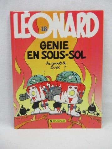 Léonard T18 + dédicace - C - 1 Album - Herdruk - 1995, Boeken, Stripverhalen, Nieuw