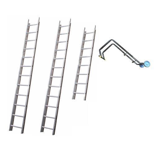 Solide dakladderset met nokhaak 8m, Bricolage & Construction, Échelles & Escaliers, Enlèvement ou Envoi