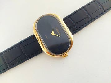 J. Chevalier - Swiss - Mechanical - mens - gold plated -