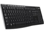 Logitech -  Draadloos Toetsenbord K270 Azerty Zwart, Verzenden, Nieuw, Draadloos, Logitech