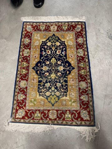 Mehrab - Hereke - Tapis - 100 cm - 67 cm - tapis en soie