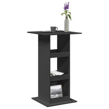 vidaXL Bartafel met opbergruimte 60x60x102 cm bewerkt hout, Verzenden, Nieuw