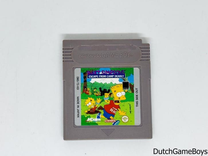 Gameboy Classic - Bart Simpsons - Escape From Camp Deadly -, Consoles de jeu & Jeux vidéo, Jeux | Nintendo Game Boy, Envoi