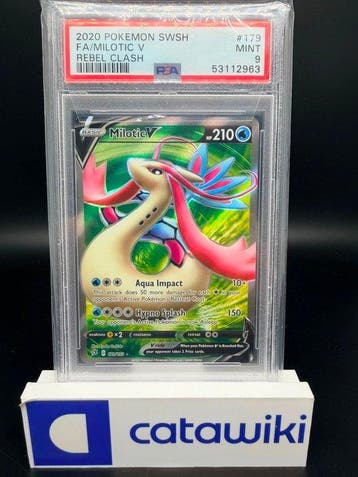 Pokémon - 1 Graded card - Milotic V [FA] 179/192 PSA 9 -
