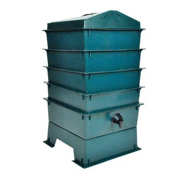 vidaXL Wormenbak 4-laags 42x42x60 cm, Verzenden, Nieuw