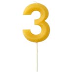 3 Jaar Kaarsen 4,5cm, Verzenden, Nieuw