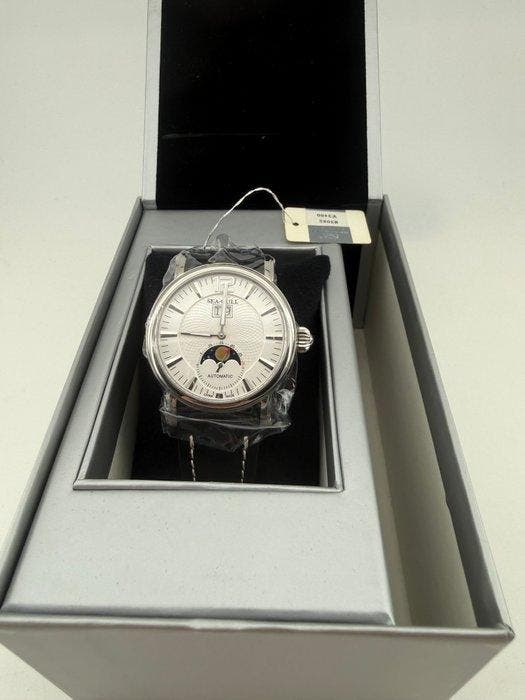 SEA-GULL - CALENDAR MOON PHASE DATE sapphire Automatic Watch, Bijoux, Sacs & Beauté, Montres | Hommes