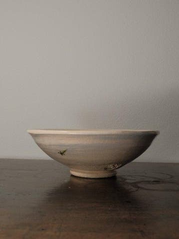 Ito Keiraku () - Bol à thé - Bol chawan plat en poterie