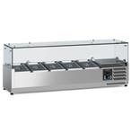 Opzetkoelvitrine | 5x 1/4 GN | +2°C/+8°C |, Verzenden, Nieuw in verpakking