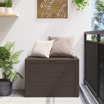 vidaXL Tuinbox 78x44x55 cm bruin, Tuin en Terras, Verzenden, Nieuw