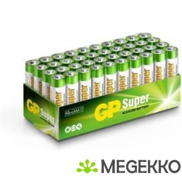 GP Super Alkaline Battery Size AAA  24A/LR03. 1.5V (40-pack), Verzenden, Nieuw