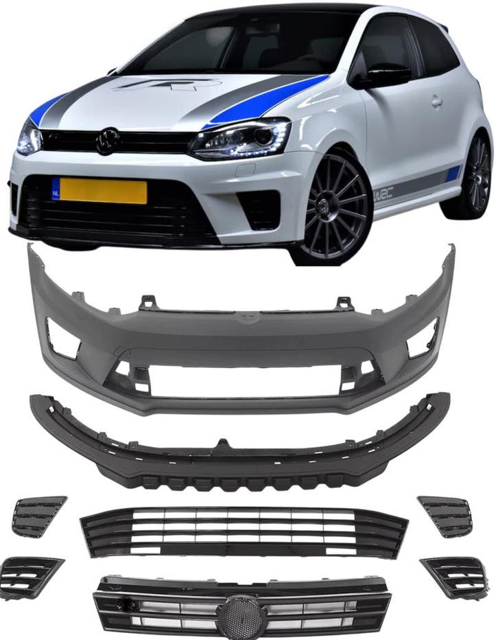 Voorbumper WRC-look | geschikt voor Volkswagen Polo | 6R&6C, Autos : Pièces & Accessoires, Carrosserie & Tôlerie, Envoi