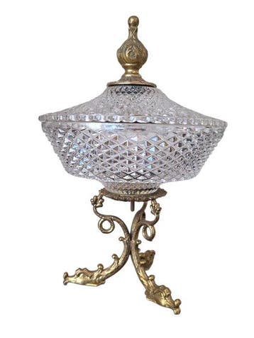 Drageoir - Coupe Centre de table - en cristal taillé