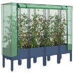 vidaXL Plantenbak verhoogd met kashoes 160x40x140 cm, Verzenden