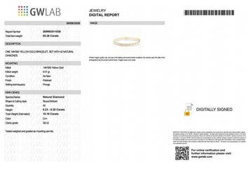 Zonder minimumprijs - Armband - 14 karaat Geel goud -, Nieuw