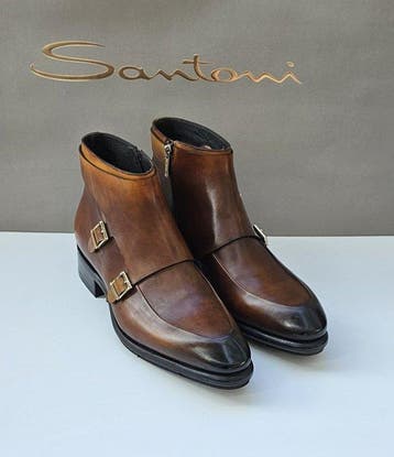 SANTONI-Limited Edition - Enkellaarsjes - Maat: EU 44, EU, Kleding | Heren, Schoenen, Nieuw