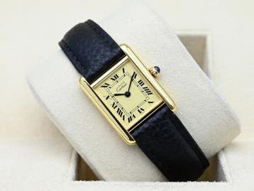 Cartier Tank Ref. 5057001 Year 1990s (Box), Ophalen of Verzenden, Polshorloge
