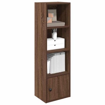 vidaXL Boekenkast 31x24x102 cm bewerkt hout bruin, Verzenden, Nieuw